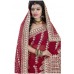 Spectacular Maroon Colored Georgette Sifli Saree With Odhani